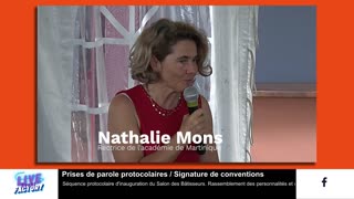 Discours inaugural de Nathalie MONS, Rectrice de l'académie de Martinique